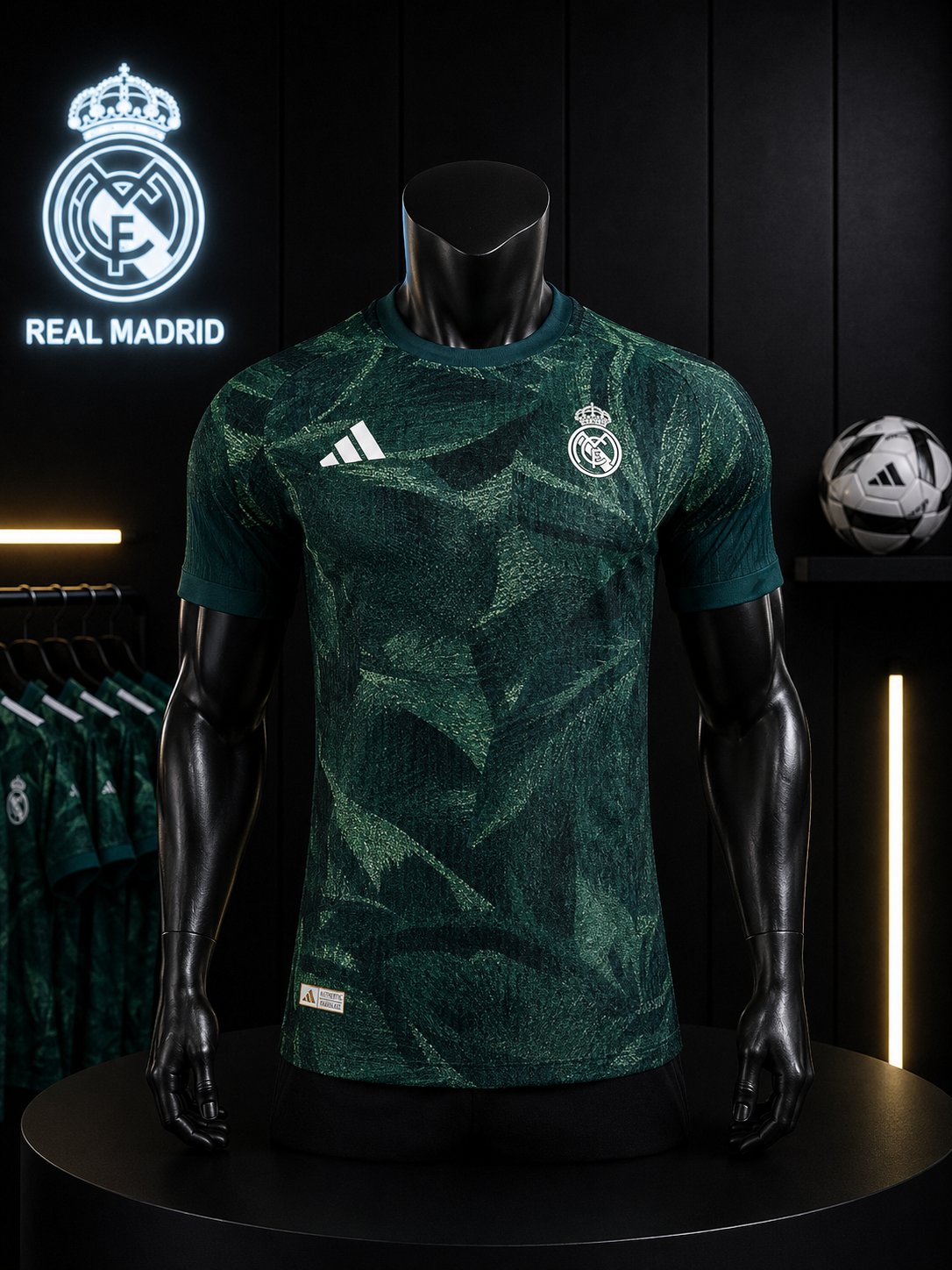 Real Madrid 2026/27 maillot pré-match.