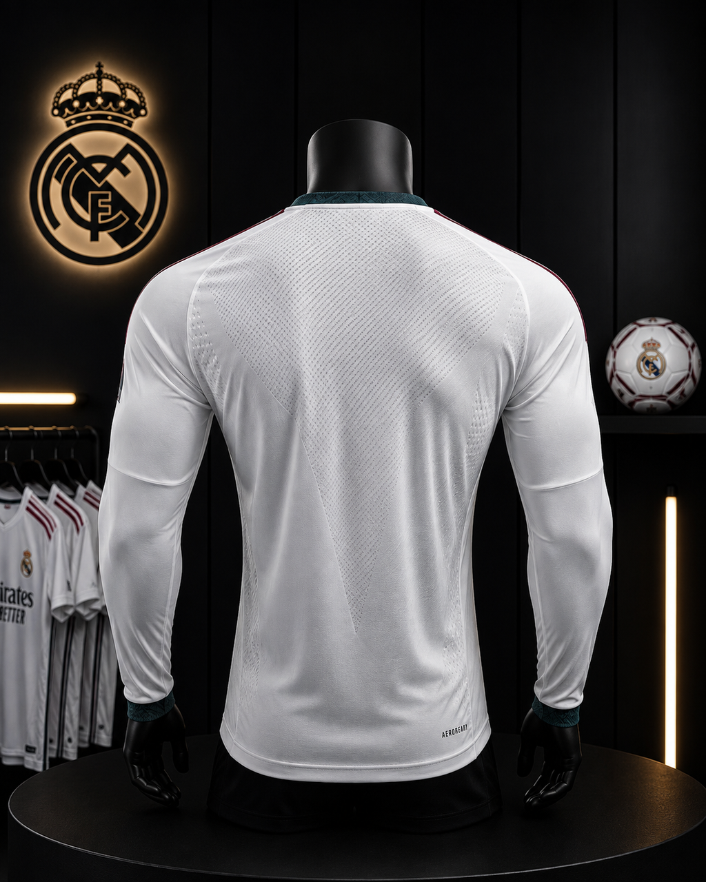 Maillot domicile Real Madrid 2026-27 manches longues