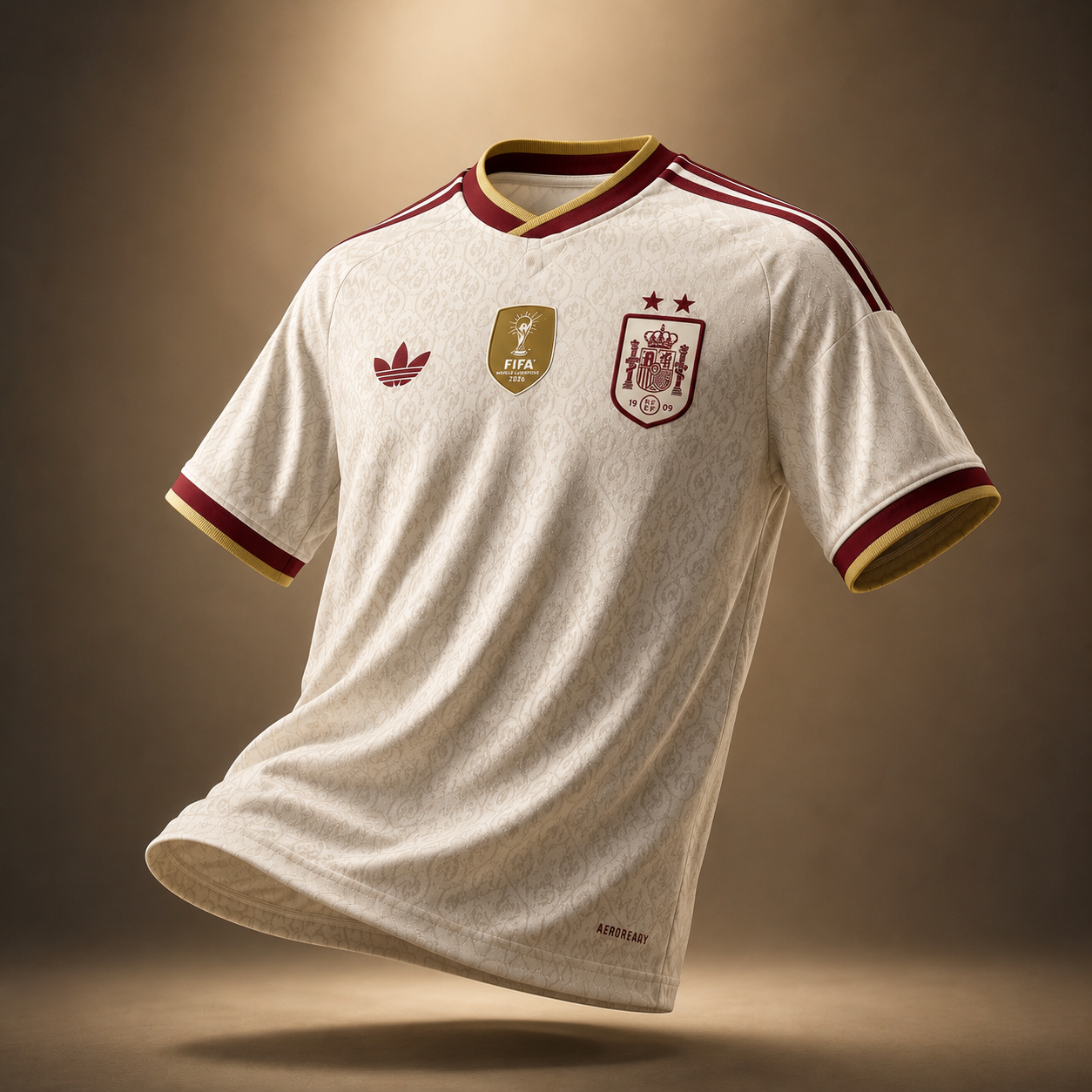Espagne 2 Etoiles maillot Exterieur